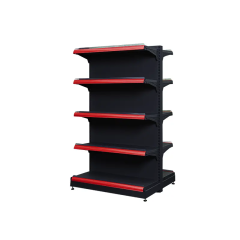 Best Price Adjustable Cold-Rolled Steel Grocery Shelves Double-Sided Store Shelving for Supermarket Gondola Sale