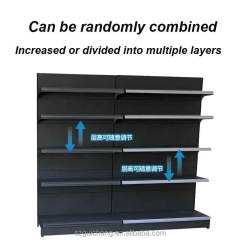 Customized Modern Store Shelving High-quality Grocery Shelves for Supermarket Store Gondola Retail Display Racks
