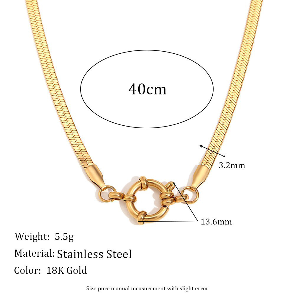 Hook Chain Choker Necklace