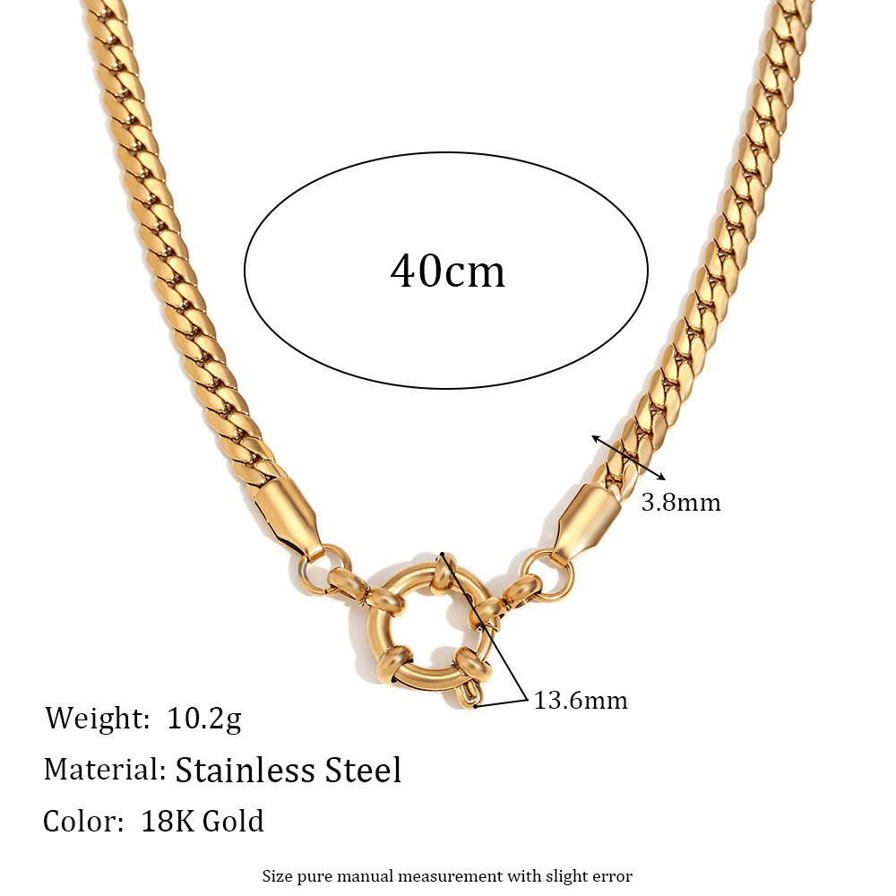 Hook Chain Choker Necklace