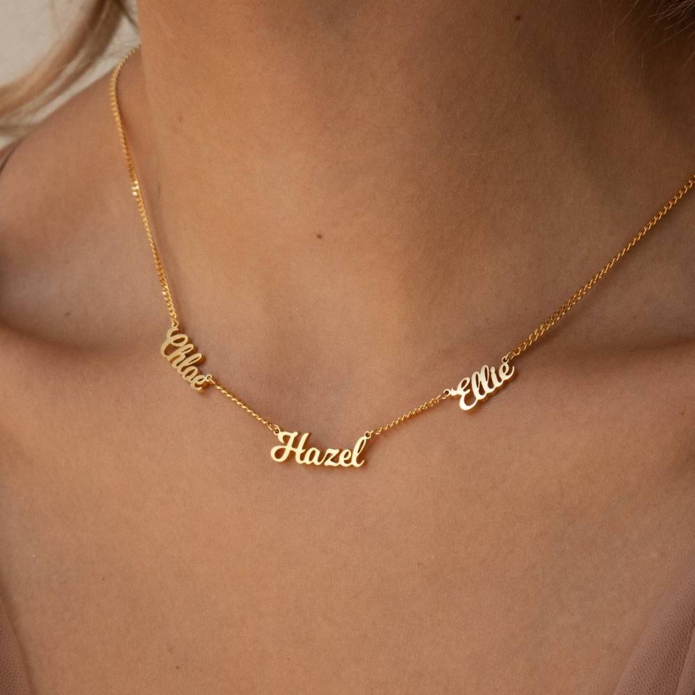 Customized Multi-Named Necklace