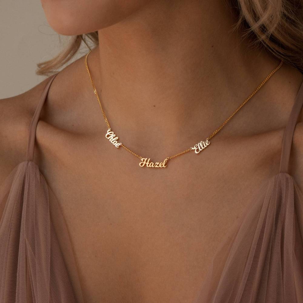 Customized Multi-Named Necklace