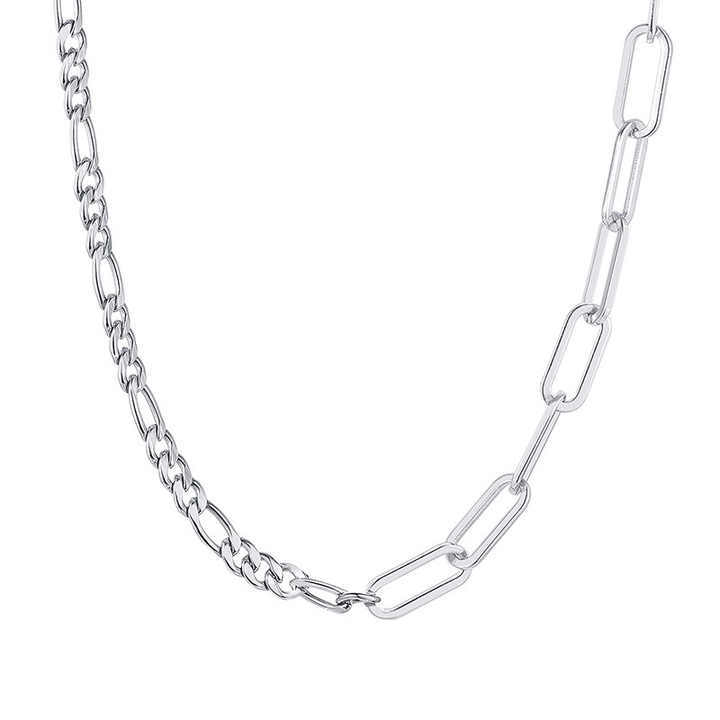 Fashion Jewelry 18K Gold Plated Link Chain Necklace Stainless Steel Choker Necklace Jewelry Wholesale