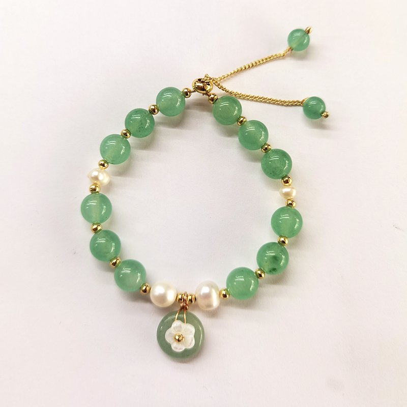 Hot Ocean Style Jewelry Freshwater Pearl Beads CZ Turtle Dolphin Crab Seahorse Pendant Natural Stone Beaded Bracelet for Women