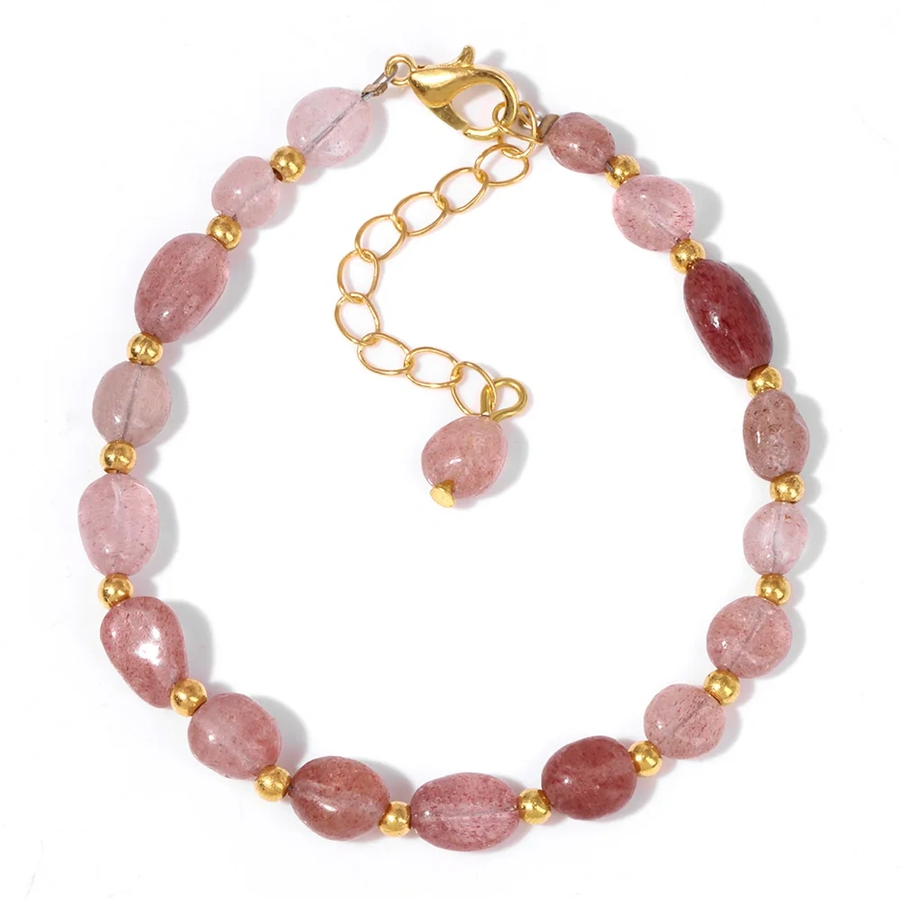Natural Tiger Eye Stone Bracelet Women Beads Bracelet Irregular Chip Gravel Stone Bracelets Healing Men Yoga Jewelry Party