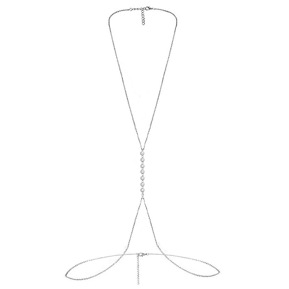 Fashion Stainless Steel 18K Gold Plated Tarnish Free Women Body Chain Jewelry