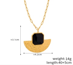 Black necklace
