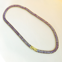 Necklace purple