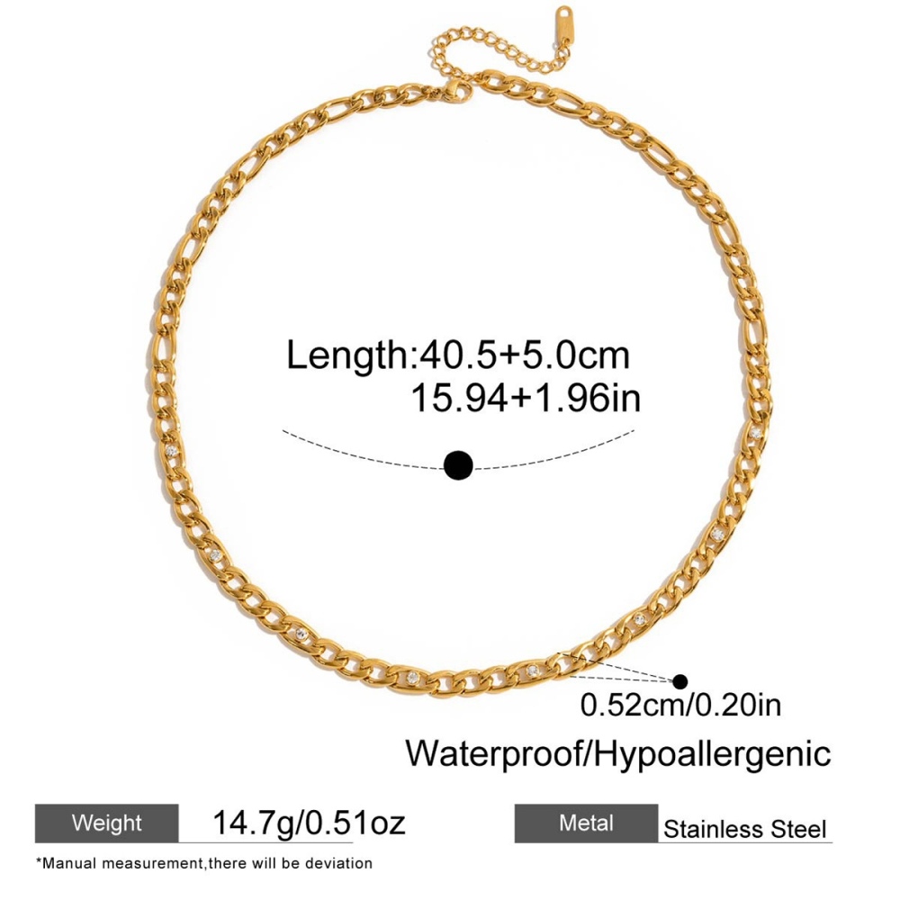 Stainless Steel Classic White Zircon Eagle Bird Tassel Pendant Necklace