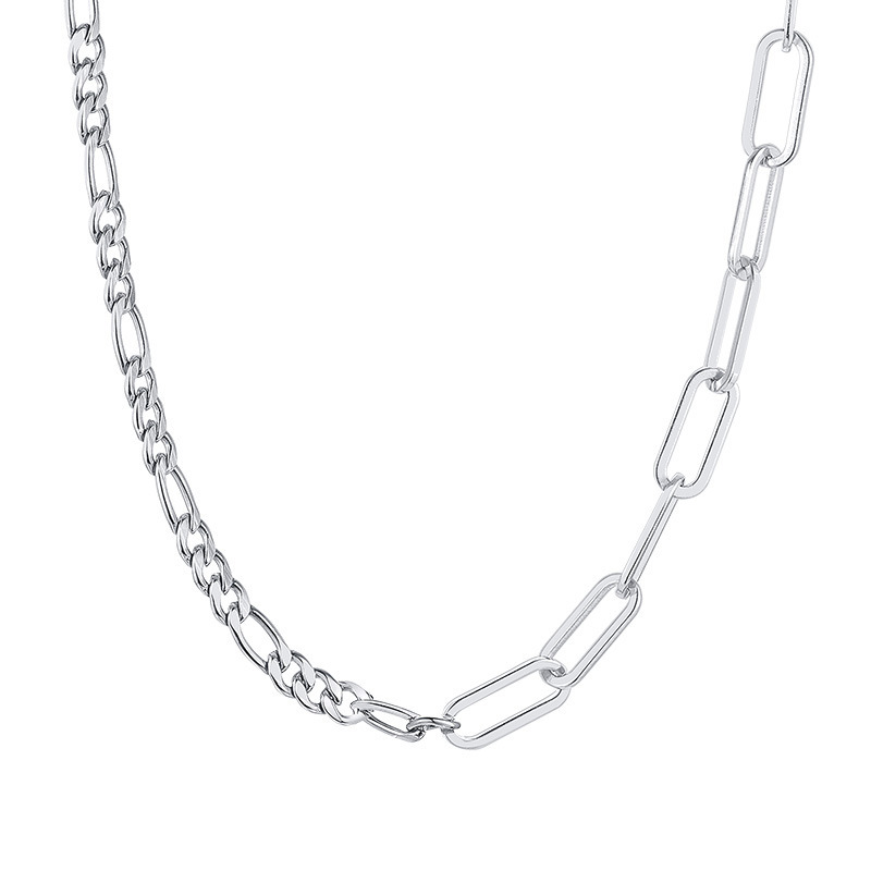 Fashion Jewelry 18K Gold Plated Link Chain Necklace Stainless Steel Choker Necklace Jewelry Wholesale