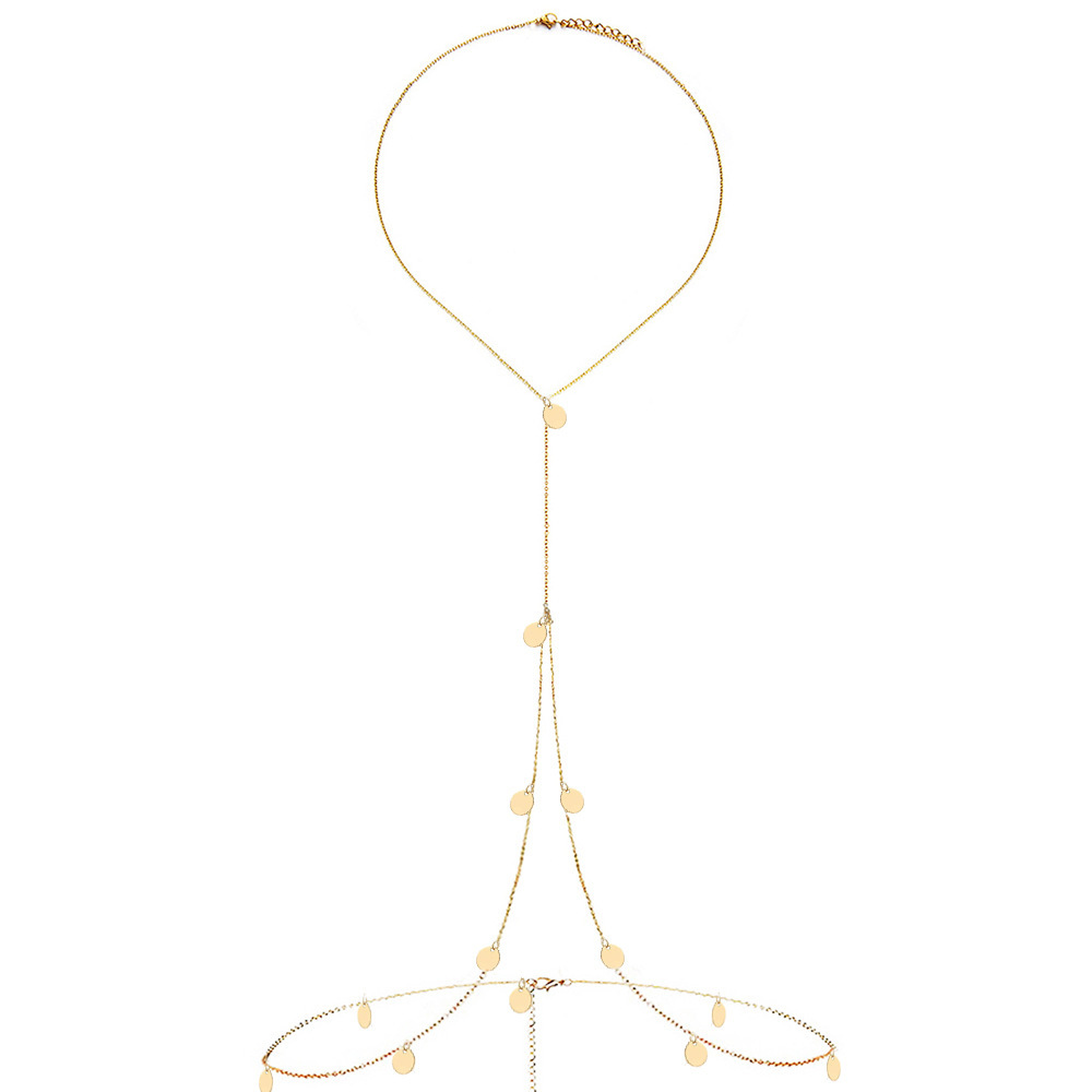 Fashionable New Design Stainless Steel Body Chain Jewelry Sexy Chest Chain Belly Body Chains