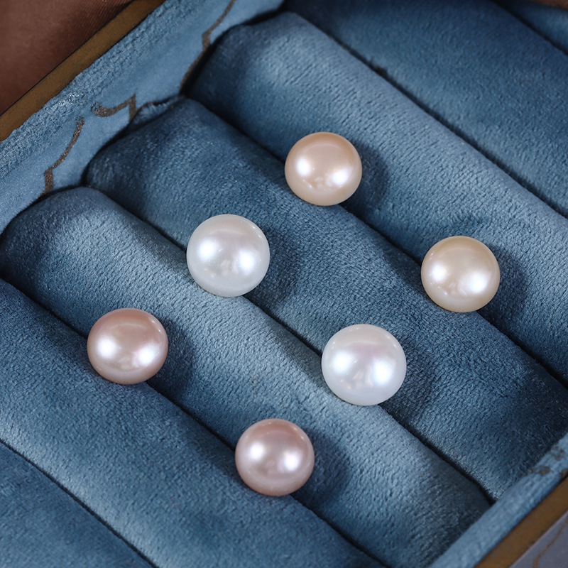 Hot Wholesale High Quality Different Sizes 4-10mm 925 Sterling Silver Studs Natural Freshwater Pearl Stud Earrings for Women
