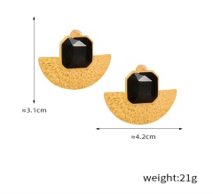 Black earrings