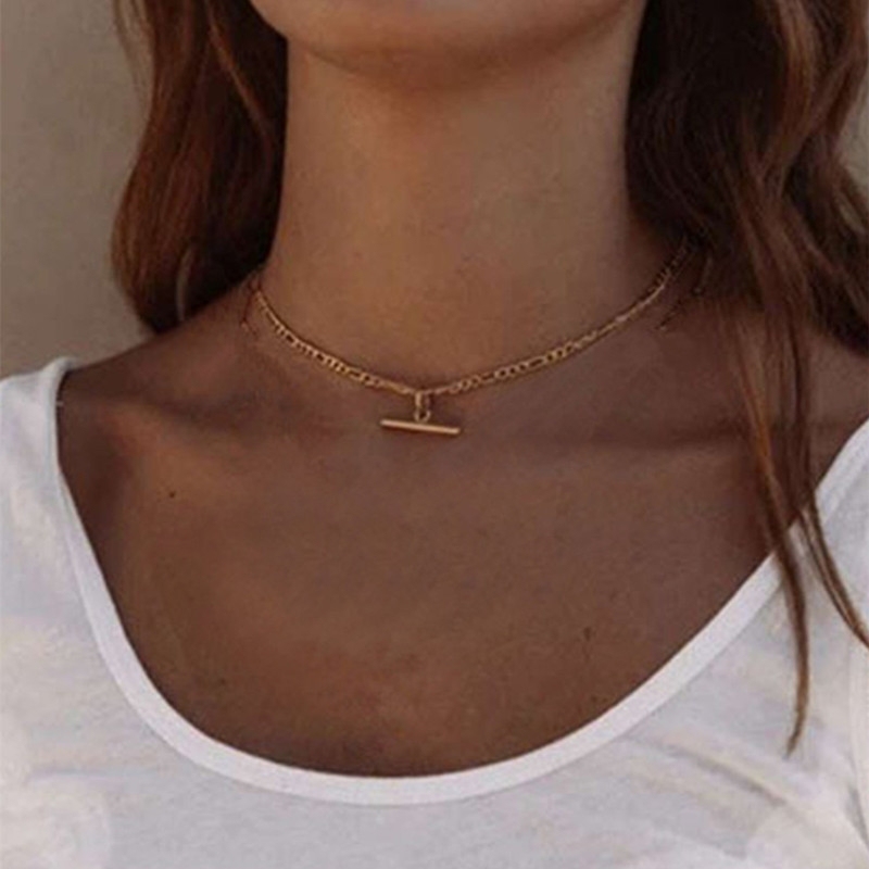 IVIAPRO Figaro Chain Choker Necklace