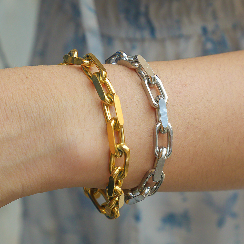 IVIAPRO Tarnish Free Jewelry Link Chain Bracelets