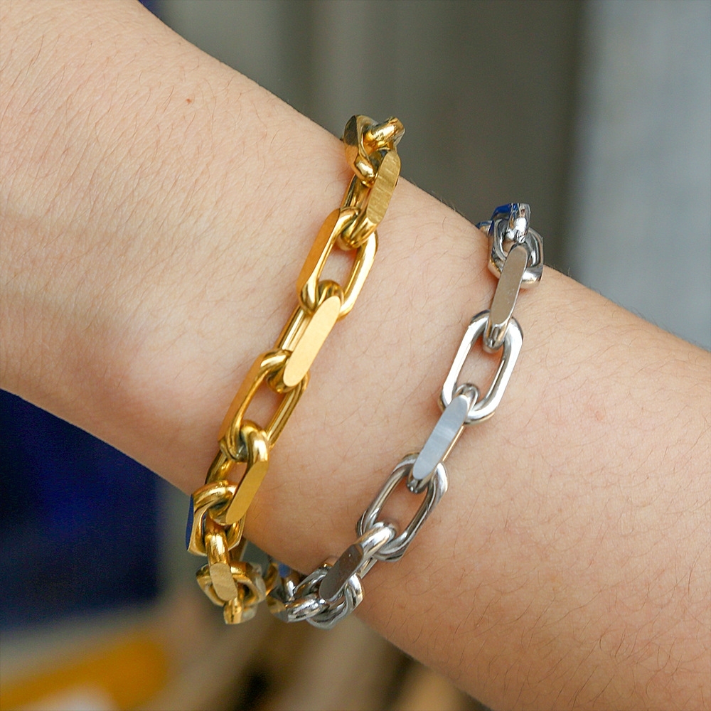 IVIAPRO Tarnish Free Jewelry Link Chain Bracelets