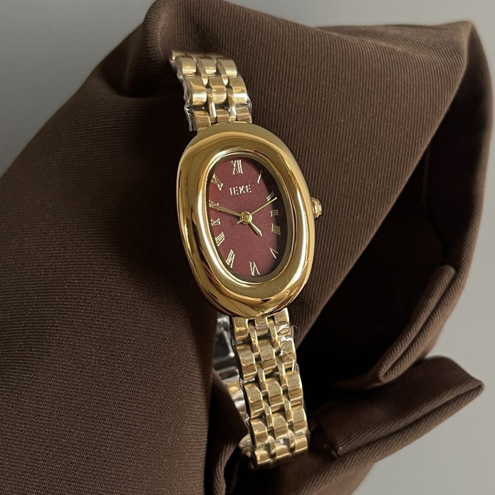 Retro Ankola Red Disc Quartz Watches