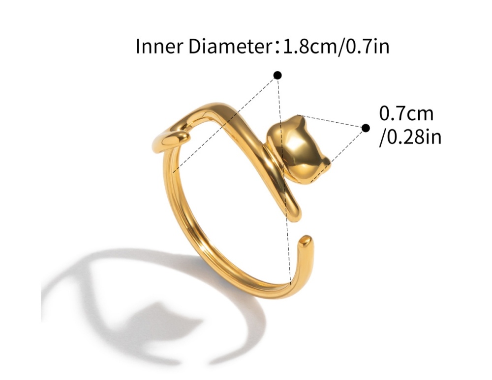 IVIAPRO Hollow Geometric Blue Zircon Ring
