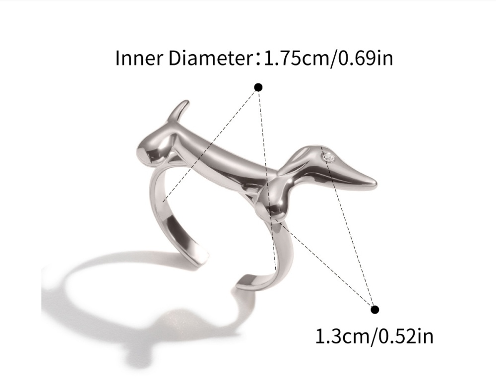 IVIAPRO Hollow Geometric Blue Zircon Ring