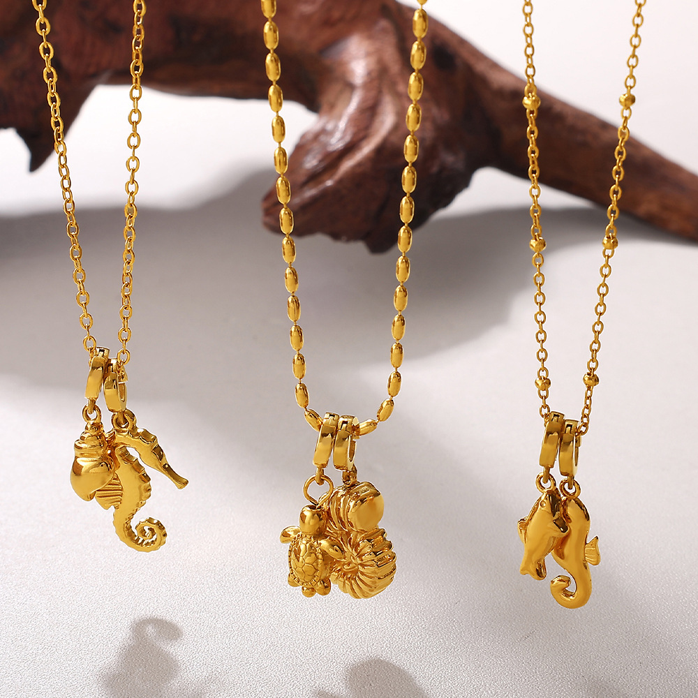Ocean Series Jewelry Accessories Starfish Turtle Crab Shell Seahorse Bikini Charms