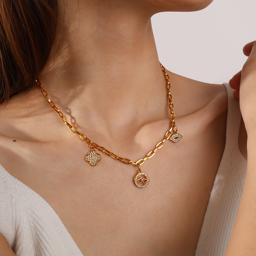 Hot Selling Jewelry DIY Accessories CZ Geometric Charms Pendants
