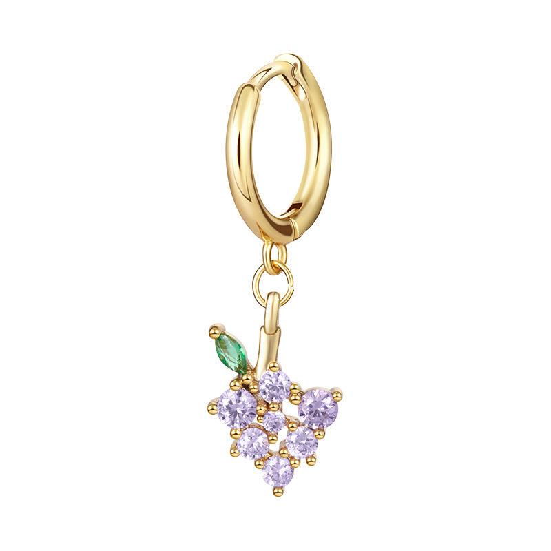 Hot Selling Fruit Hoop Earrings