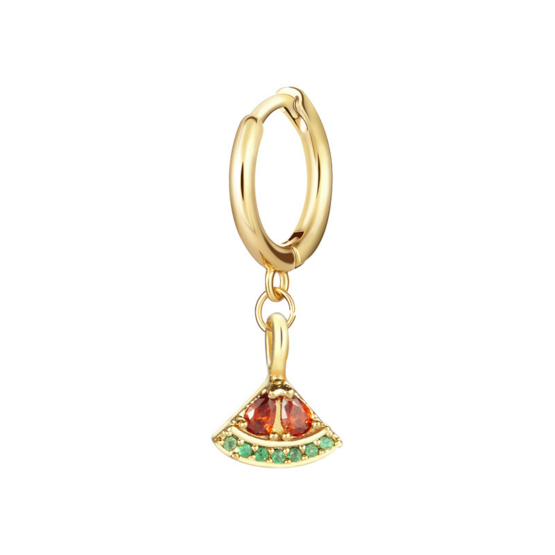 Hot Selling Fruit Hoop Earrings