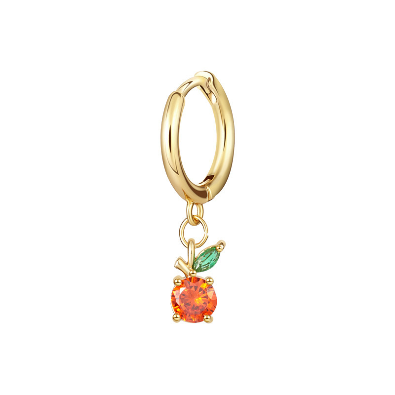 Hot Selling Fruit Hoop Earrings