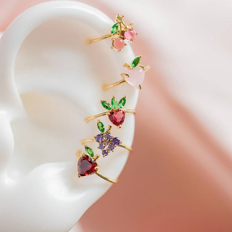 Hot Selling Fruit Earring Cuffs