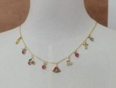 9 charms necklace