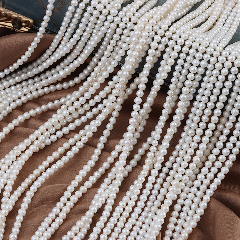 Natural Freshwater Pearl Loose Pearl Strands for Jewelry Making