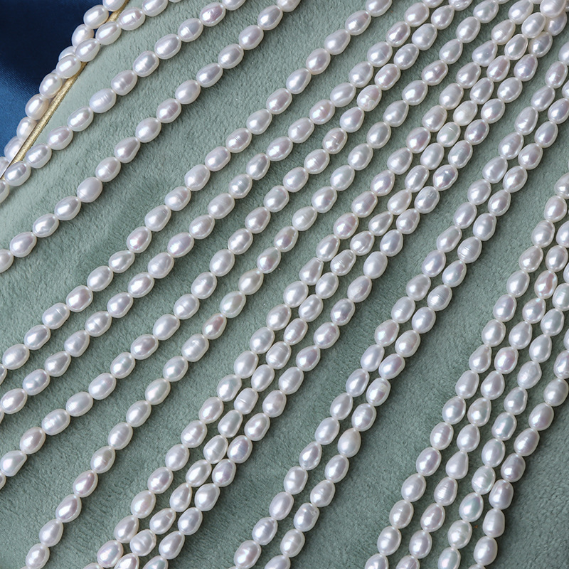 Natural Freshwater Pearl Loose Pearl Strands for Jewelry Making