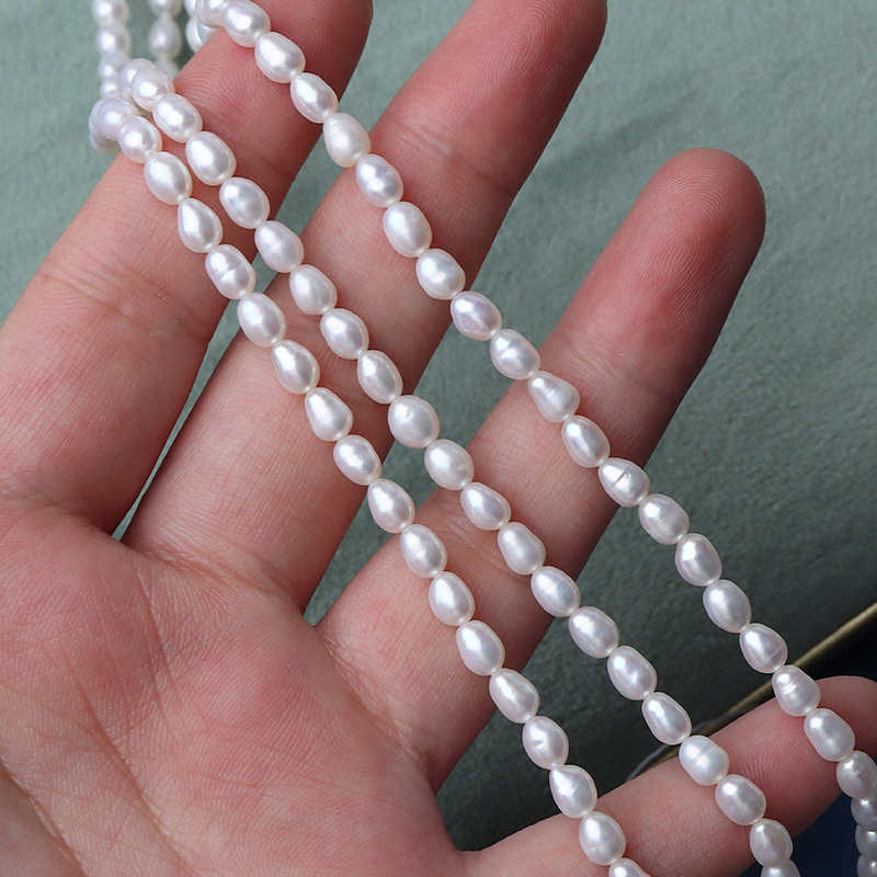 Natural Freshwater Pearl Loose Pearl Strands for Jewelry Making