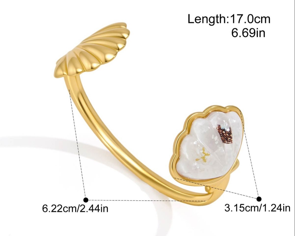 New Stainless Steel Waterproof Bracelet Ocean Beach Vacation Series Shell Starfish Bangle