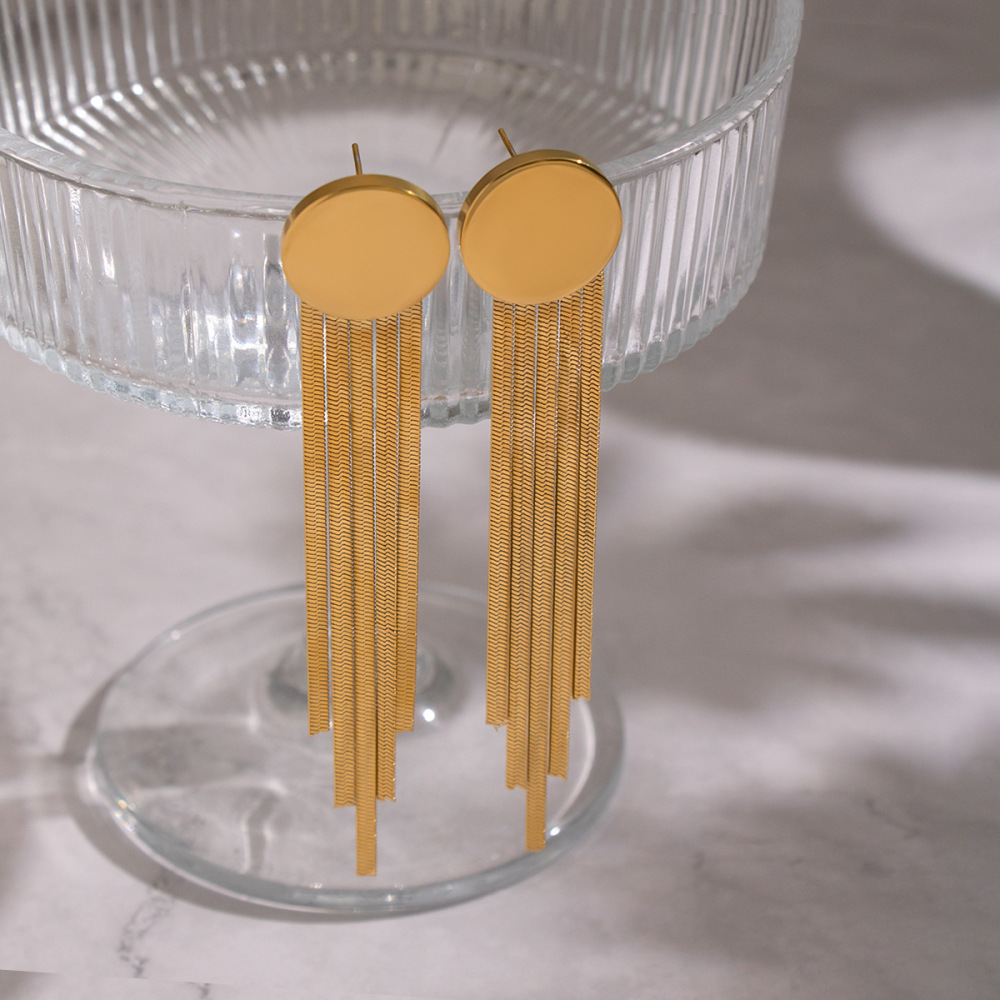 IVIAPRO Jewelry Waterproof Tassel Long Earrings
