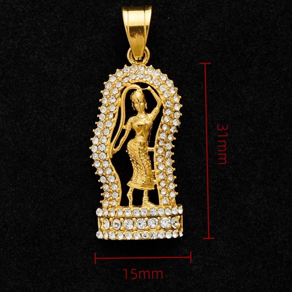 Jewelry Accessories Stainless Steel Charms Hip Hop Pendant for DIY Necklace