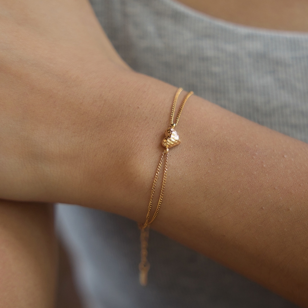 New Waterproof Stainless Steel CZ Star Sun Heart Link Chain Bracelets