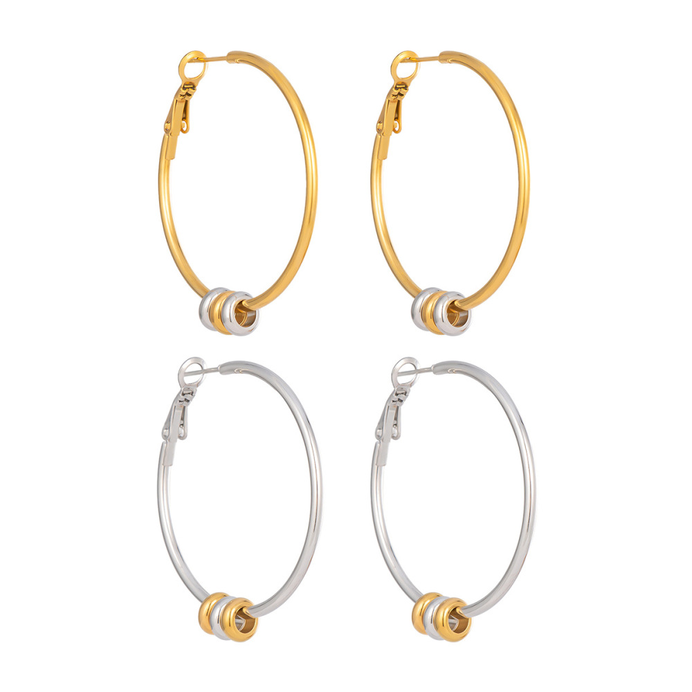 Wholesale Waterproof Stainless Steel Water Drop Shaped CZ Drop Earrings