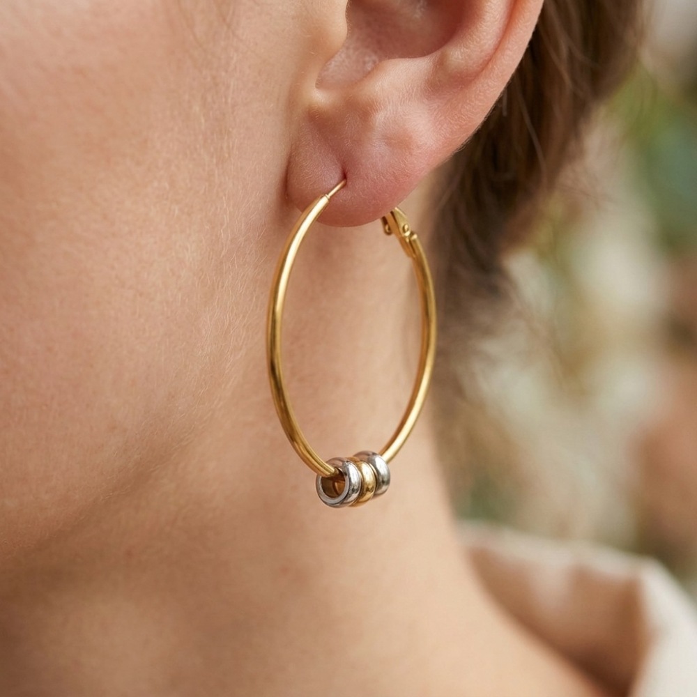 Wholesale Waterproof Stainless Steel Water Drop Shaped CZ Drop Earrings