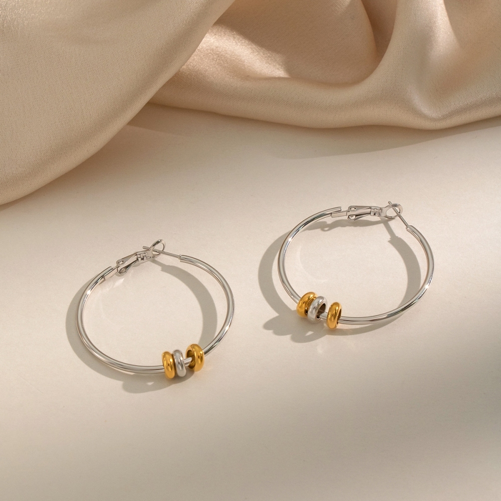 Wholesale Waterproof Stainless Steel Water Drop Shaped CZ Drop Earrings
