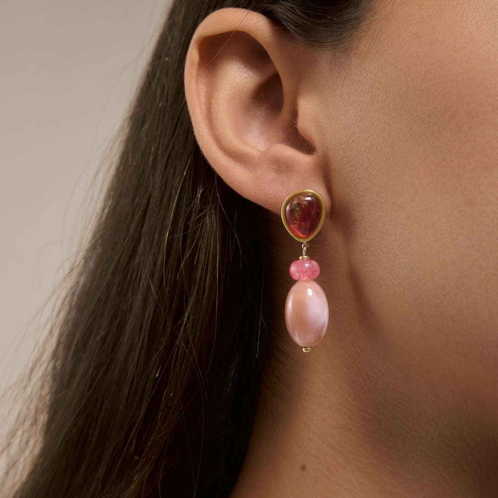 Jewelry Wholesale Stainless Steel Hypoallergenic Colorful Resin Stud Earrings