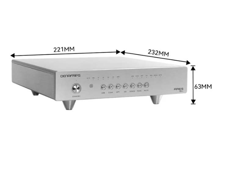 Denafrips ARES 15th DSD1024 Digital Audio R2R Decoder R2R + DSD NOS R-2R DSD1024 And PCM1536 Support USB