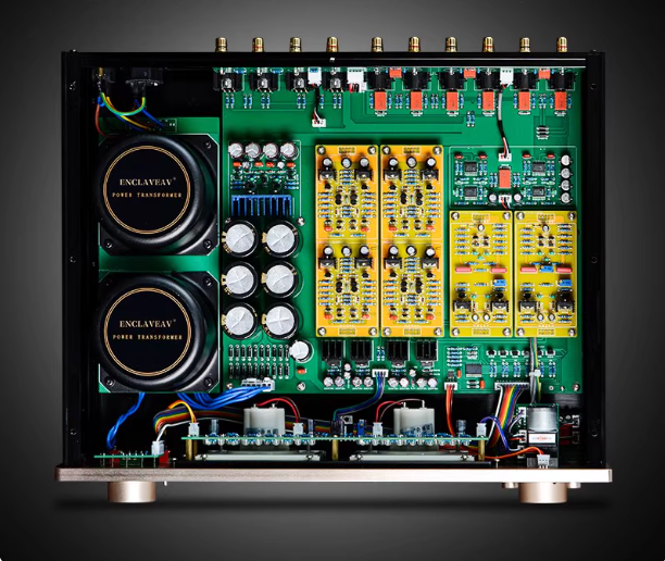 Reference Golden Voice C-2860 Plus Fully Balanced Preamplifier HiFi Fever Preamplifier 115/230V