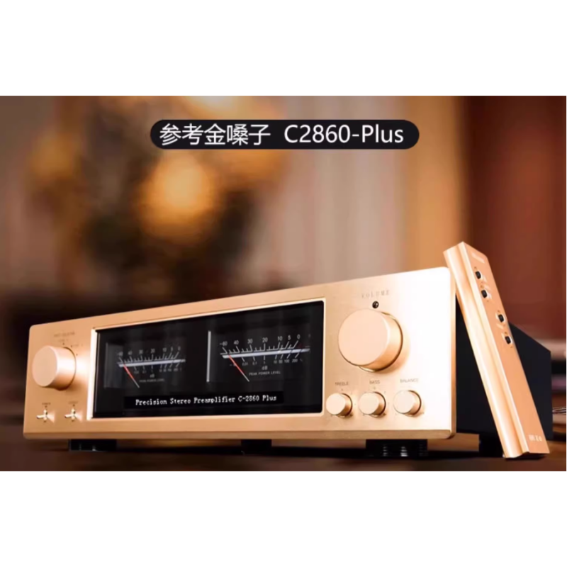 Reference Golden Voice C-2860 Plus Fully Balanced Preamplifier HiFi Fever Preamplifier 115/230V