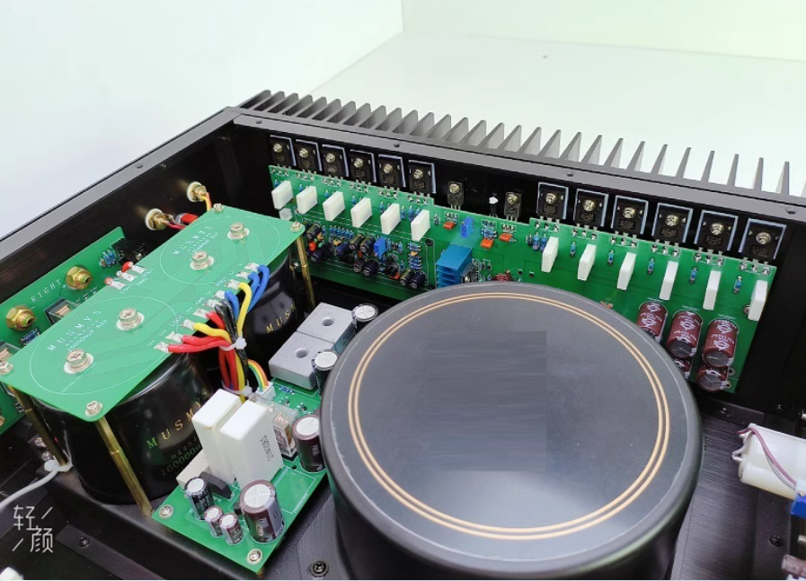 MUSMYS E-406 Class AB HIFI power amplifier 24 * IXYS MOS field-effect high-power transistor Refere to Accuphase E406