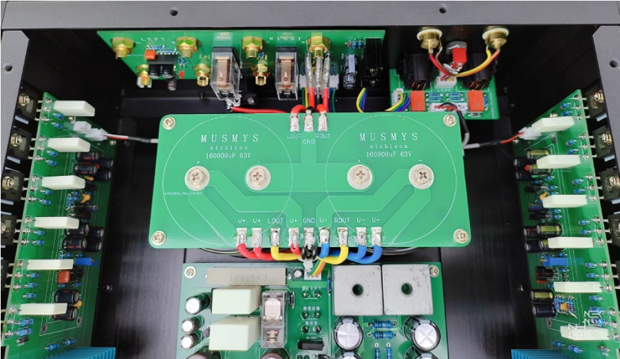 MUSMYS E-406 Class AB HIFI power amplifier 24 * IXYS MOS field-effect high-power transistor Refere to Accuphase E406