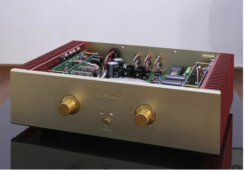 Latest  Study  dartzeel 108 Line 240W*2/8 ohm Aluminum Power Amplifier D5  D5PRO ON   MJL3281/1302 Matched pair