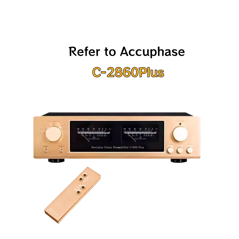 Refer to Accuphase C-2860Plus fully balanced Class A pure front-end HiFi amplifier upgraded version front-end amplifier