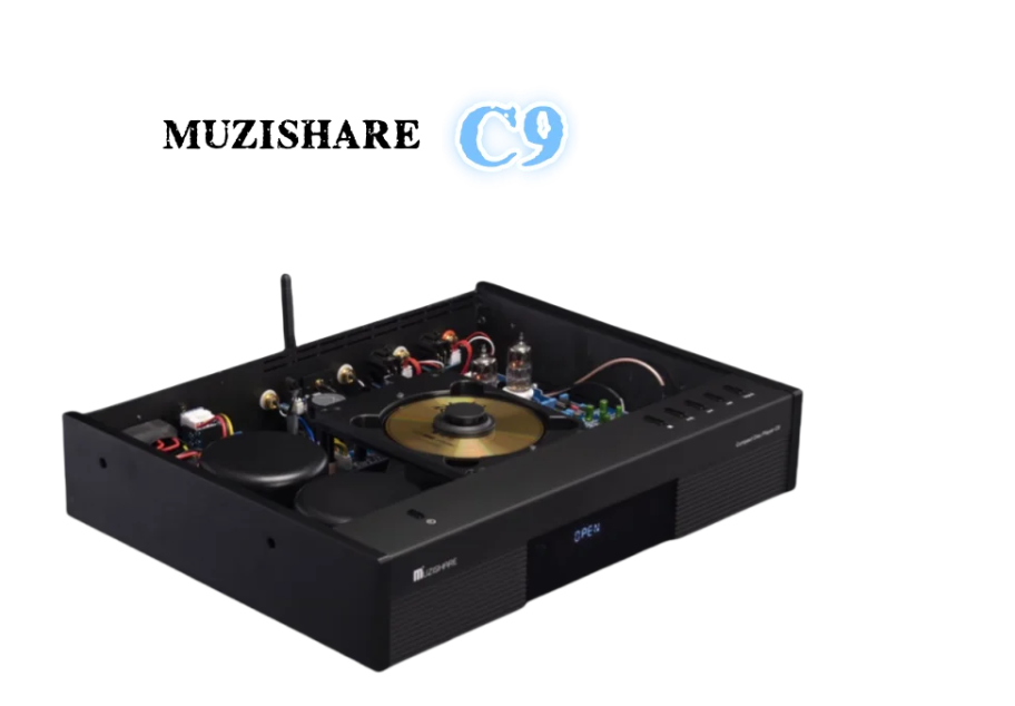 MUZISHARE C9 fever grade vacuum tube CD player with high-definition Bluetooth and decoder 9038