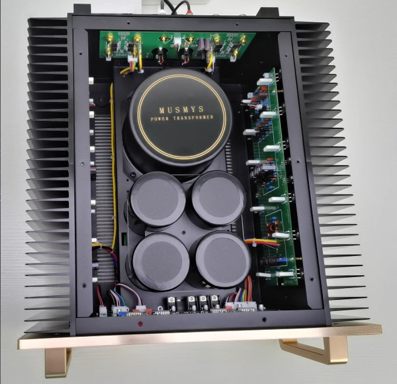 MUSMYS A75 Pure Class A 120W*2 4ohm HIFI Power Amplifier 12 Field Effect Power Transistors PK AccuphaseA-75